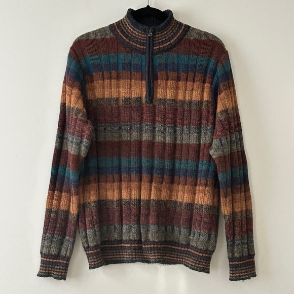 Novica Handmade 100% Alpaca Quarter Zip Sweater - Picture 1 of 16